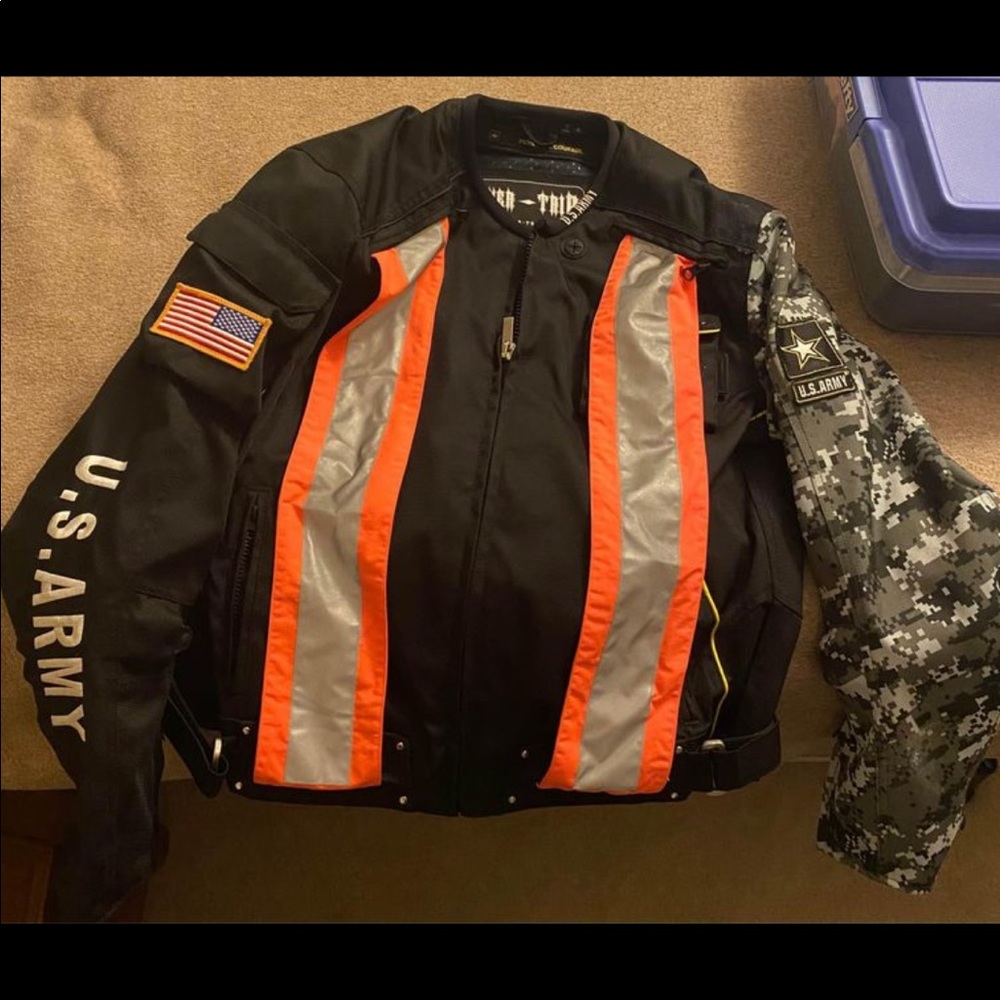 Army Motorcycle Jacket - Picture 4 of 5